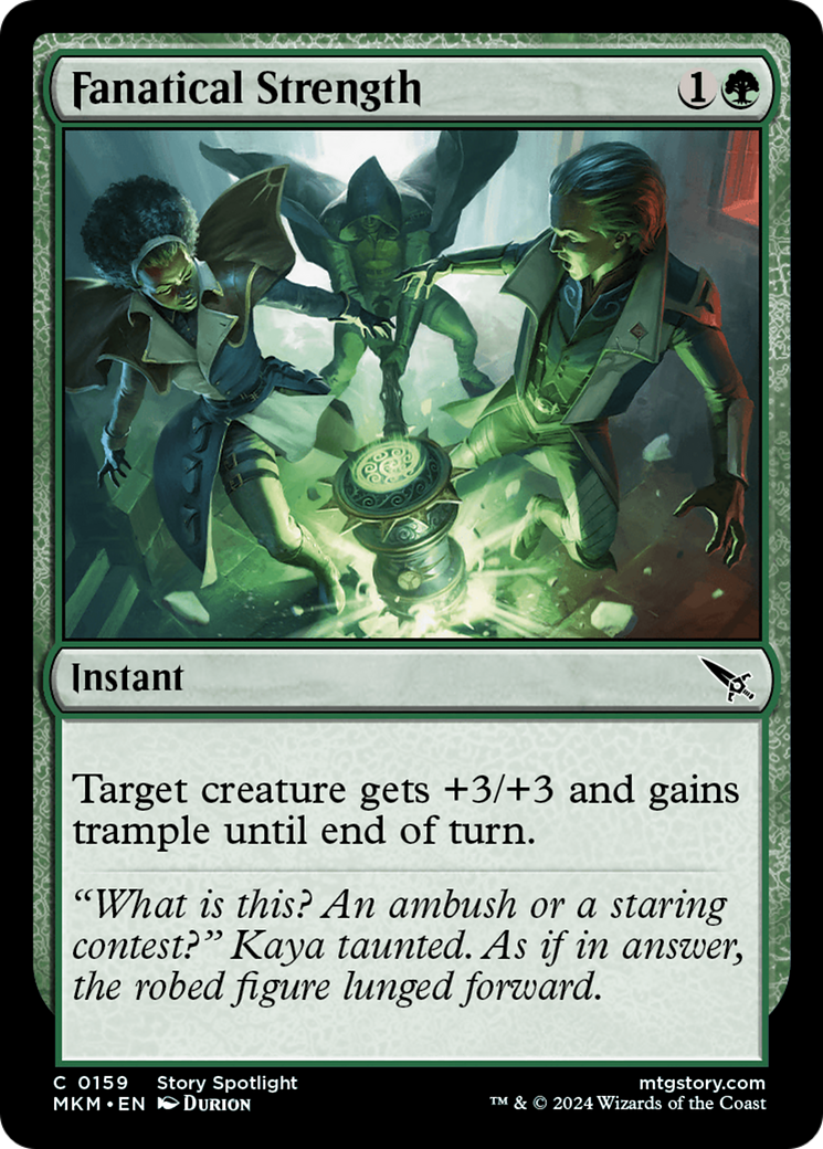Magic: The Gathering - Fanatical Strength Foil - Murders at Karlov Manor