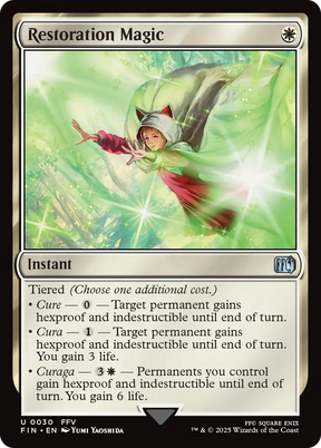 Magic: The Gathering - Restoration Magic Foil - Final Fantasy