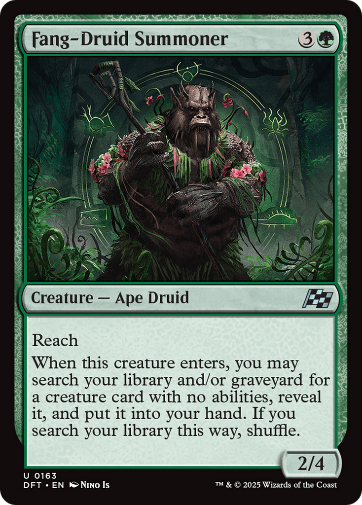 Magic: The Gathering - Fang-Druid Summoner Foil - Aetherdrift