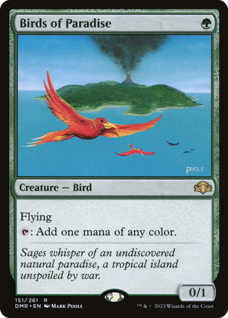 Magic: The Gathering - Birds of Paradise - Dominaria Remastered