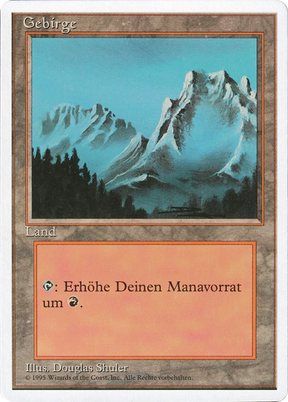 Magic: The Gathering - Gebirge - Revised Edition