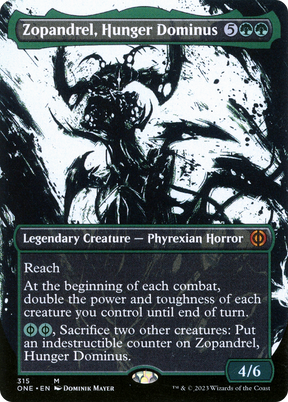 Magic: The Gathering - Zopandrel, Hunger Dominus Foil - Phyrexia: All Will Be One