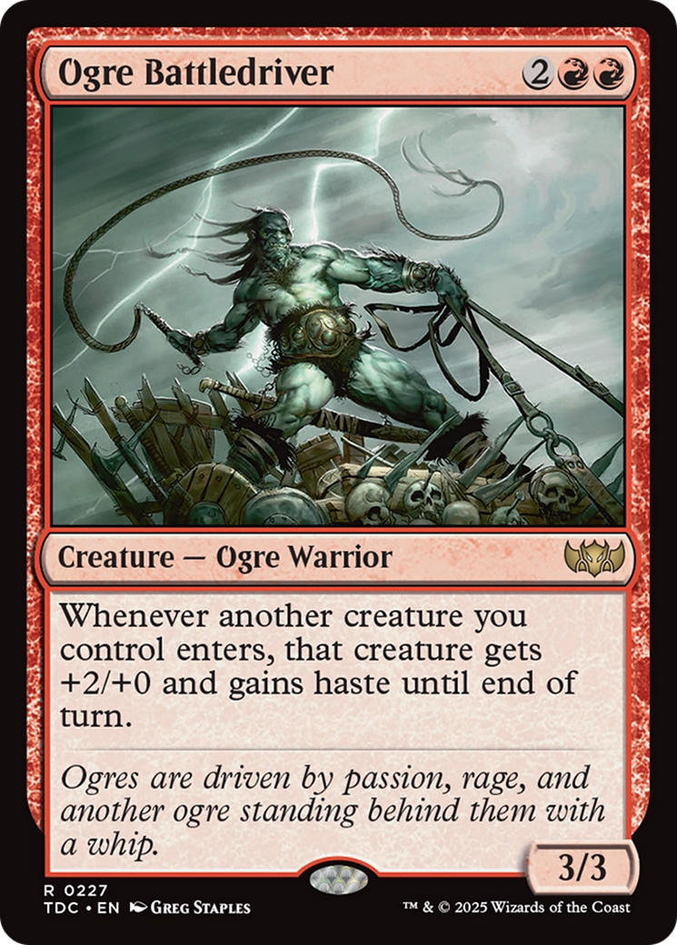 Magic: The Gathering - Ogre Battledriver - Tarkir: Dragonstorm Commander