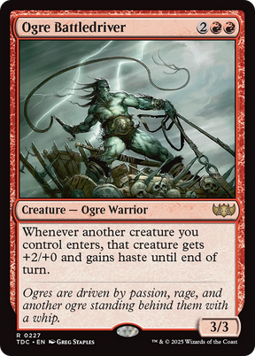 Magic: The Gathering - Ogre Battledriver - Tarkir: Dragonstorm Commander