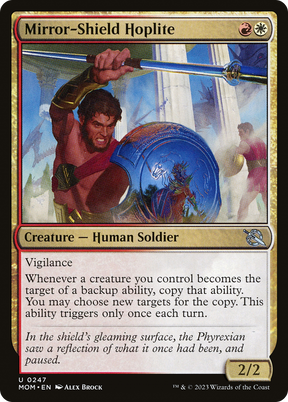 Magic: The Gathering - Mirror-Shield Hoplite Foil - March of the Machine