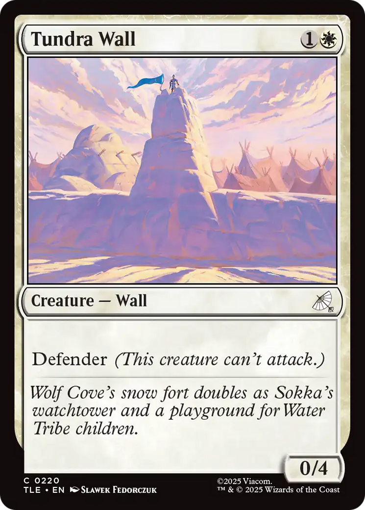 Magic: The Gathering - Tundra Wall Foil - Avatar: The Last Airbender Eternal