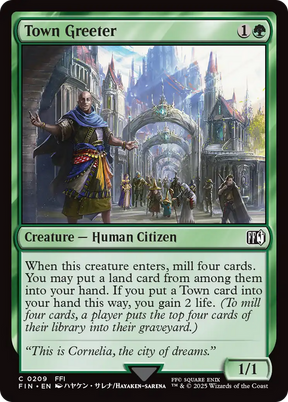 Magic: The Gathering - Town Greeter Foil - Final Fantasy