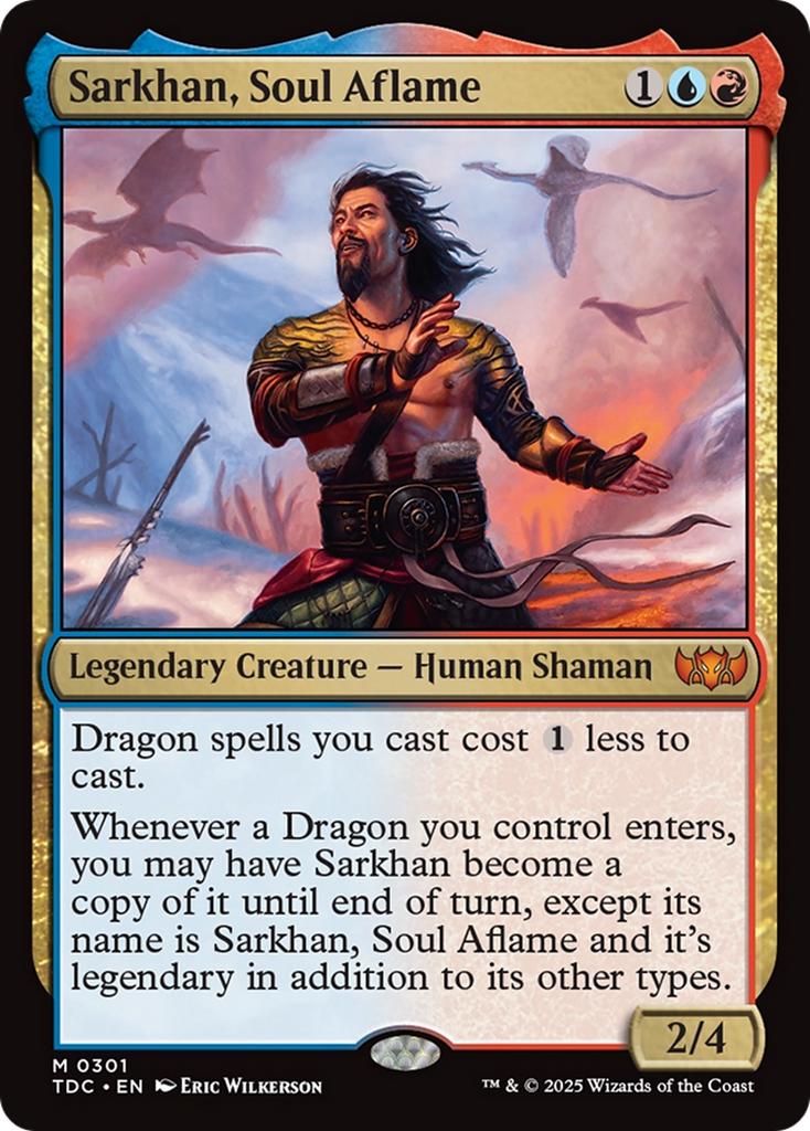 Magic: The Gathering - Sarkhan, Soul Aflame - Tarkir: Dragonstorm Commander