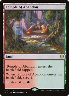 Magic: The Gathering - Temple of Abandon - Starter Commander Decks