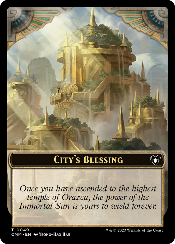 Magic: The Gathering - City's Blessing - Commander Masters Tokens