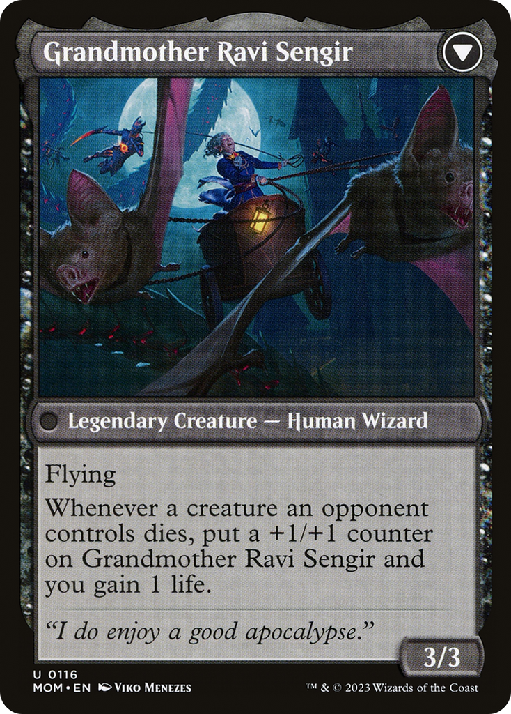 Magic: The Gathering - Invasion of Ulgrotha // Grandmother Ravi Sengir Foil - March of the Machine