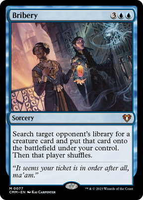 Magic: The Gathering - Bribery - Commander Masters