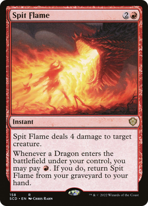 Magic: The Gathering - Spit Flame - Starter Commander Decks