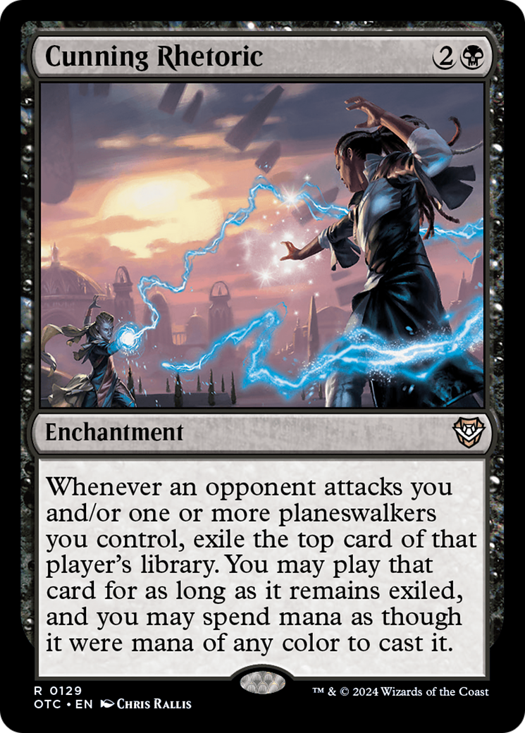 Magic: The Gathering - Cunning Rhetoric - Outlaws of Thunder Junction Commander