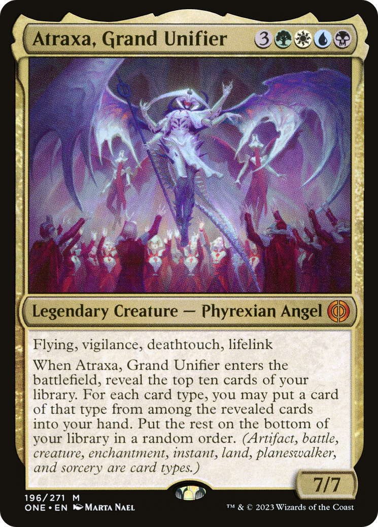 Magic: The Gathering - Atraxa, Grand Unifier Foil - Phyrexia: All Will Be One