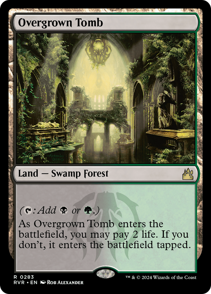 Magic: The Gathering - Overgrown Tomb - Ravnica Remastered