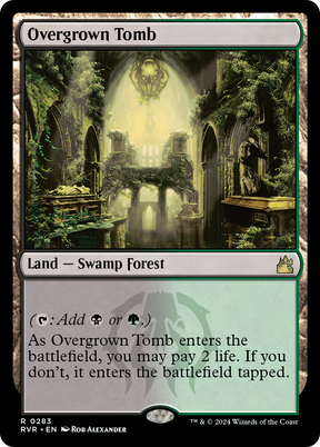 Magic: The Gathering - Overgrown Tomb Foil - Ravnica Remastered