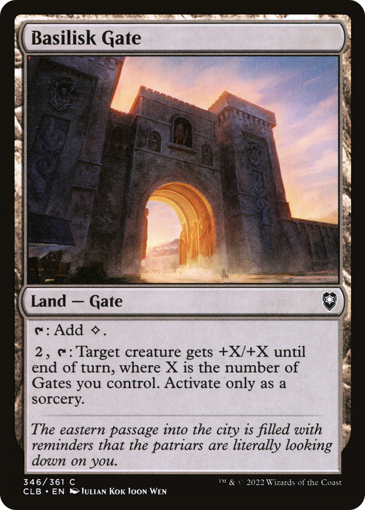 Magic: The Gathering - Basilisk Gate - Commander Legends: Battle for Baldur's Gate