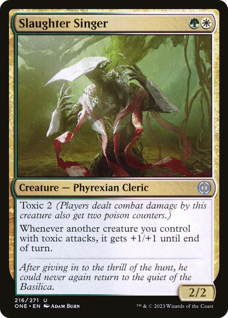 Magic: The Gathering - Slaughter Singer Foil - Phyrexia: All Will Be One