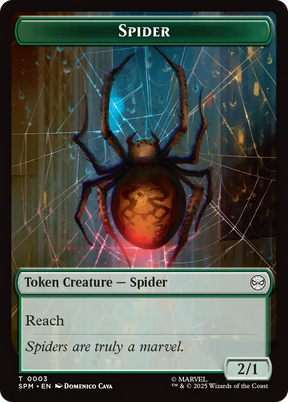 Magic: The Gathering - Spider Token - Marvel's Spider-Man Tokens
