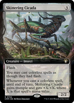 Magic: The Gathering - Skittering Cicada - Commander Masters