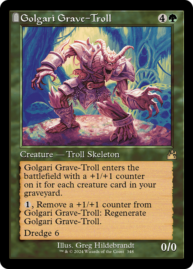 Magic: The Gathering - Golgari Grave-Troll Foil - Ravnica Remastered