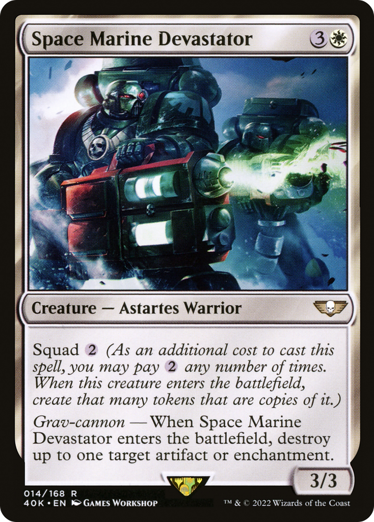 Magic: The Gathering - Space Marine Devastator - Warhammer 40000 Commander