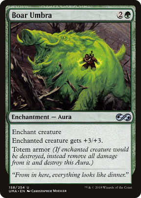Magic: The Gathering - Boar Umbra Foil - Ultimate Masters