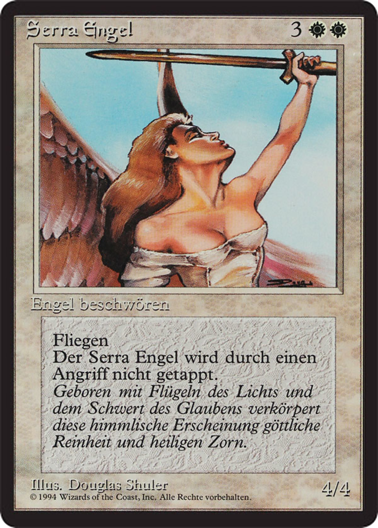 Magic: The Gathering - Serra-Engel - Foreign Black Border