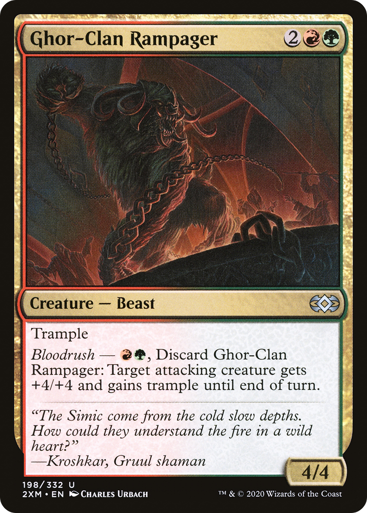 Magic: The Gathering - Ghor-Clan Rampager Foil - Double Masters