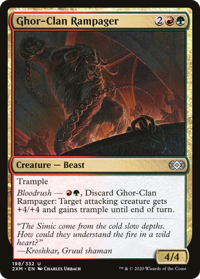 Magic: The Gathering - Ghor-Clan Rampager Foil - Double Masters