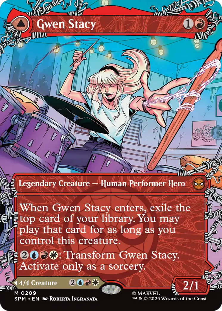 Magic: The Gathering - Gwen Stacy // Ghost-Spider Foil - Marvel's Spider-Man