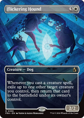 Magic: The Gathering - Flickering Hound - Reality Fracture