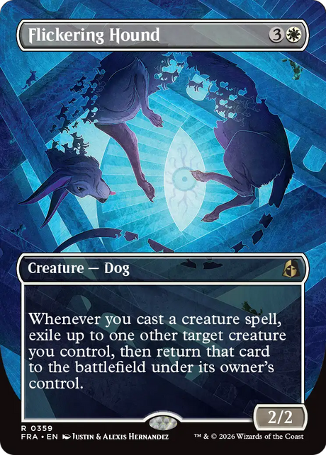 Magic: The Gathering - Flickering Hound - Reality Fracture