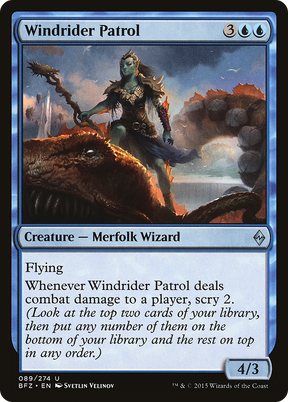 Magic: The Gathering - Windrider Patrol Foil - Battle for Zendikar