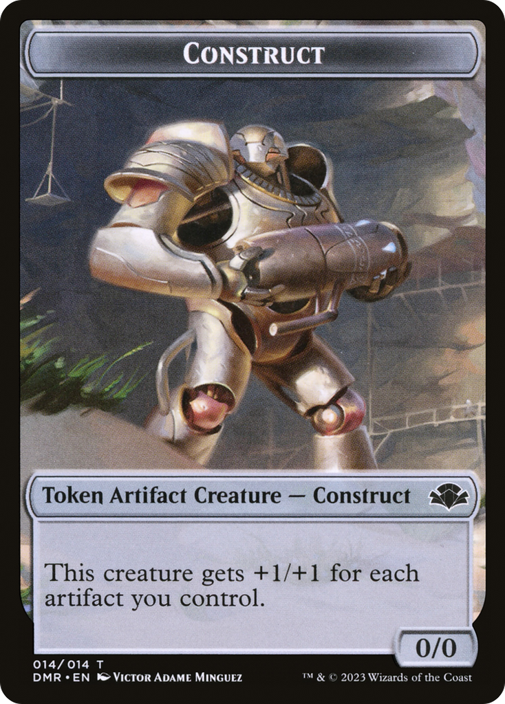 Magic: The Gathering - Construct Token - Dominaria Remastered Tokens