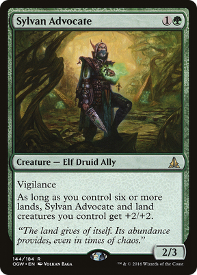 Magic: The Gathering - Sylvan Advocate Foil - Oath of the Gatewatch