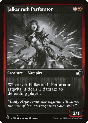 Magic: The Gathering - Falkenrath Perforator Foil - Innistrad: Double Feature