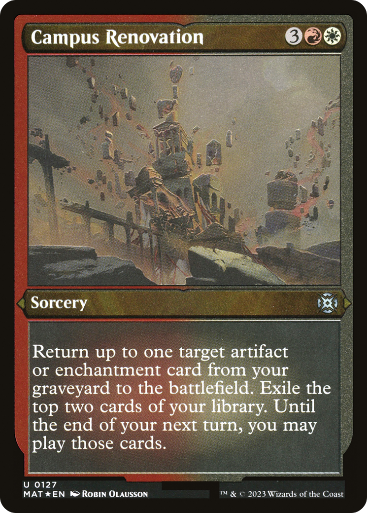 Magic: The Gathering - Campus Renovation Foil - March of the Machine: The Aftermath