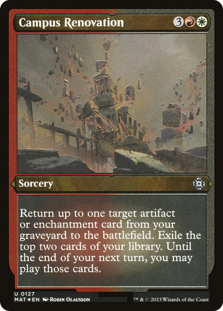 Magic: The Gathering - Campus Renovation Foil - March of the Machine: The Aftermath