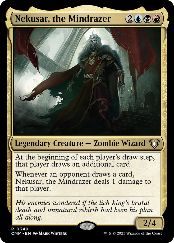 Magic: The Gathering - Nekusar, the Mindrazer - Commander Masters