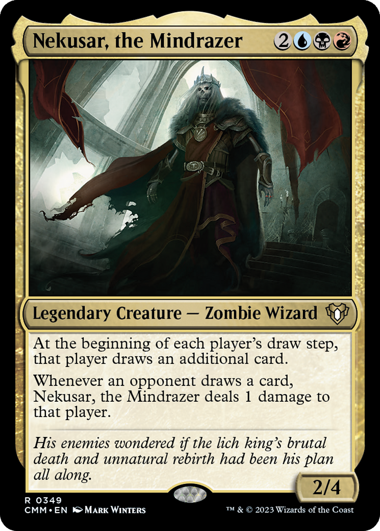 Magic: The Gathering - Nekusar, the Mindrazer Foil - Commander Masters