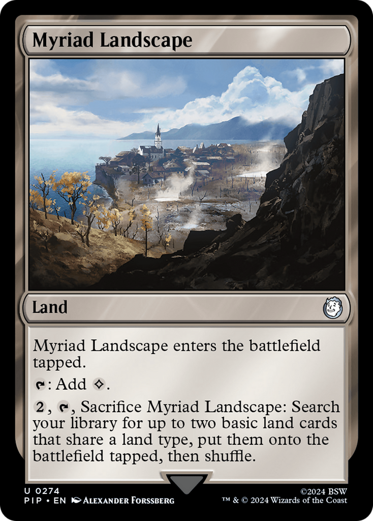 Magic: The Gathering - Myriad Landscape - Fallout