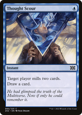 Magic: The Gathering - Thought Scour Foil - Double Masters 2022