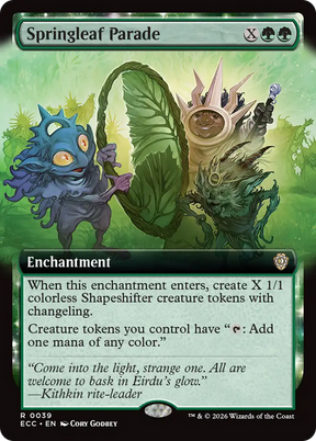 Magic: The Gathering - Springleaf Parade - Lorwyn Eclipsed Commander