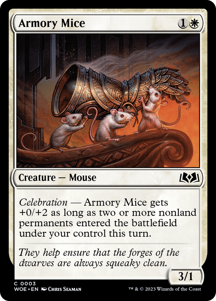 Magic: The Gathering - Armory Mice Foil - Wilds of Eldraine