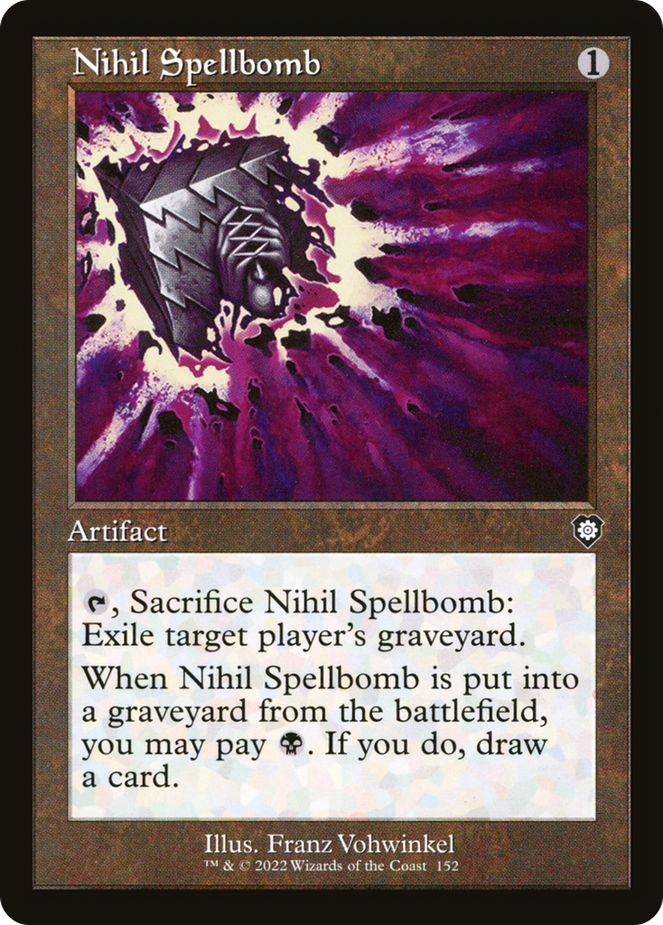 Magic: The Gathering - Nihil Spellbomb - The Brothers' War Commander