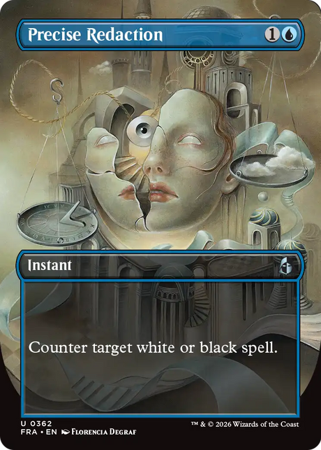 Magic: The Gathering - Precise Redaction Foil - Reality Fracture