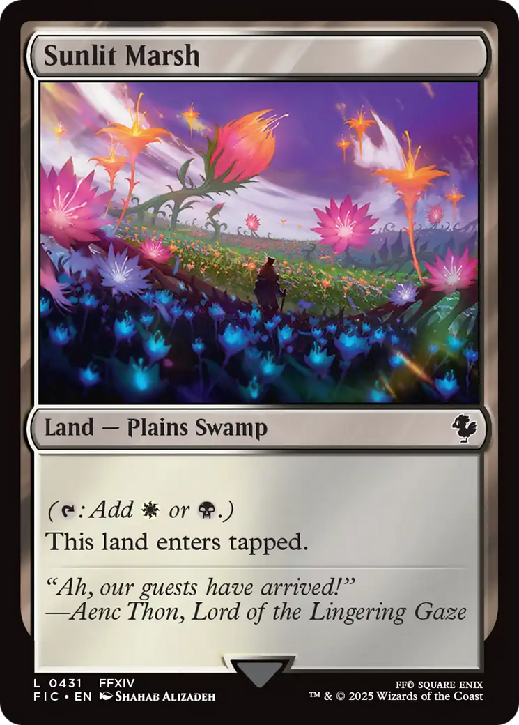 Magic: The Gathering - Sunlit Marsh - Final Fantasy Commander