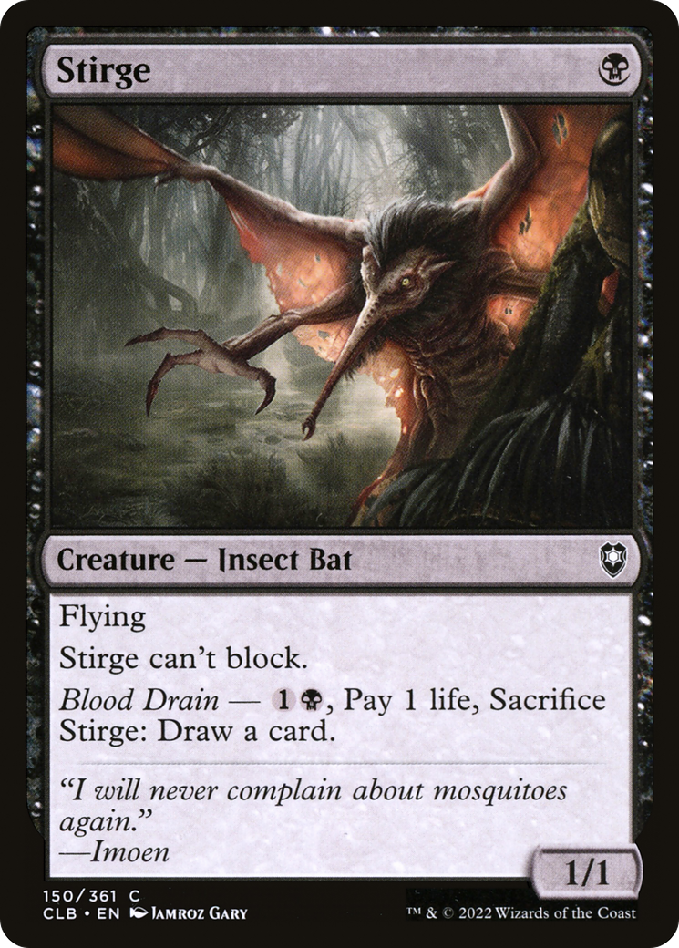 Magic: The Gathering - Stirge - Commander Legends: Battle for Baldur's Gate